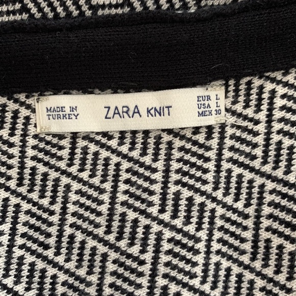 Zara NWOT Knit Midi Dress size L - Picture 6 of 9